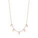 Halskette Platelet, 14 Karat Rosegold
