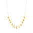 Halskette Platelet, 18 Karat Gelbgold vergoldet