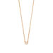 Halskette Pure, 18 Karat Rosegold vergoldet