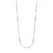 Halskette Pure mit Swasserzuchtperlen, 18 Karat Rosegold vergoldet
