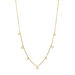 Halskette Rain Drop, 18 Karat Gelbgold vergoldet, Perle