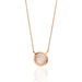 Halskette Rosenquarz, 14 Karat Rosegold