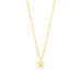 Halskette STAR, 14 Karat Gelbgold