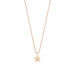 Halskette STAR, 14 Karat Rosegold