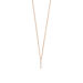 Halskette Small Bar, Diamant, 14 K Rosegold