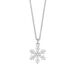 Halskette Snowflake, 925 Sterlingsilber