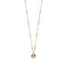 Halskette Solitr, Labradorit, 18 K Rosegold vergoldet