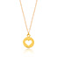 Halskette Heart, 14 K Gelbgold