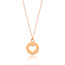 Halskette Heart, 14 Karat Rosegold