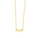Halskette TINY LOVE, 18 Karat Gelbgold vergoldet