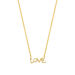 Halskette TINY LOVE mit Diamanten, 14 Karat Gelbgold