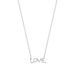 Halskette TINY LOVE mit Diamanten, 14 Karat Weigold