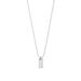 Halskette Tiny Dog Tag, 14 Karat Weigold