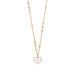 Halskette VALENTINE, Mondstein, 18 Karat Rosegold vergoldet