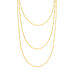 Halskette WATERFALL, 18 Karat Gelbgold