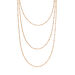 Halskette WATERFALL, 18 Karat Rosegold