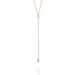 Halskette Y-PURE Diamant, 18 Karat Rosegold