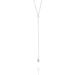 Halskette Y-PURE Diamant, 18 Karat Weigold