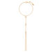 Hand Chain Zirkonia,18 K Rosegold vergoldet