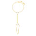 Handkette GEOMETRIC GRACE, 18 K Gelbgold vergoldet