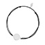 Herren Armband PLATE, 14 Karat Weigold