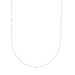 Lange Halskette Flying Gems, Perle, 90cm, 925 Sterlingsilber