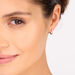 Creole mit Diamanten, 18 Karat Rosegold Bild 4