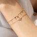 Armkette BLOOM, Amethyst/Rhodolith, 18 Karat Gelbgold vergoldet Bild 2