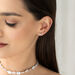 Ohrstecker VALENTINE, Mondstein, 18 Karat Rosegold vergoldet Bild 2