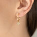 Creolen BLOOM, Labradorit/Aventurin, 18 Karat Gelbgold vergoldet Bild 2