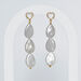 Ohrstecker VALENTINE PEARLS, lang, 18 Karat Gelbgold vergoldet Bild 5