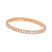 Memoryring, 18 K Rosegold vergoldet, Gre 50