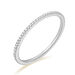 Memoryring mit Diamanten, 18 Karat Weigold