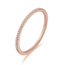 Memoryring mit Diamanten, 18K  Rosegold