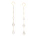 Ohrhnger Barock Pearls, 14 Karat Gelbgold