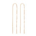 Ohrhnger Flying Pearls, 18 Karat Rosegold vergoldet
