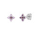Ohrstecker BLOOM, Amethyst/Rhodolith, 925 Sterlingsilber