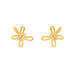 Ohrstecker Blossom, klein, 18 K Gelbgold vergoldet