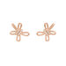 Ohrstecker Blossom, klein, 18 K Rosegold vergoldet