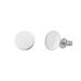 Ohrstecker Disc 8 mm, 14 Karat Weigold