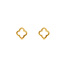Ohrstecker MINI Clover, 18 K  Gelbgold vergoldet