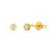 Ohrstecker MY FIRST DIAMOND, 18 Karat Gelbgold