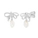 Ohrstecker PEARL BOW, 925 Sterlingsilber