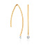 Creole Pure M Diamant, 18 Karat Gelbgold