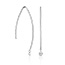 Creole Pure M Diamant, 18 Karat Weigold