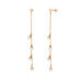 Ohrringe Perle Kette, 14 Karat Rosegold