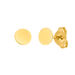 Ohrstecker Disc 5 mm, 14 Karat Gelbgold