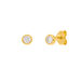 Ohrstecker Pure, 18 K Gelbgold vergoldet