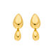 Ohrstecker Two Drops, 18 K Gelbgold vergoldet