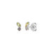 Ohrstecker Two Gems, Peridot, 925 Sterlingsilber